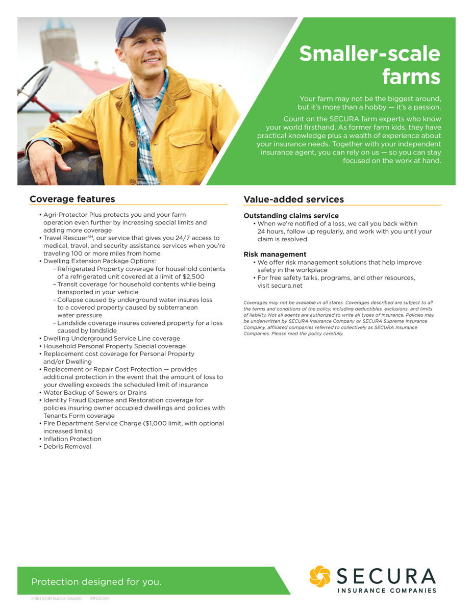 Smaller-Scale Farms Sell Sheet